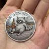 Trashed Incident Challenge Coin, Funny Raccoon Drinking Coin, Drinking Challenge Coin Collectible, Bar , Novelty Gift For Friends, Bar