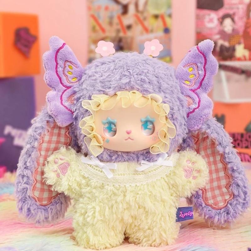 Прекрасная Плюшевая Кукла Эмма Эпохи Панк Blind Box Милое Виниловое Лицо Мягкая Игрушка Животное Коллекционная Декоративная Фигурка Подарок Для Девочек