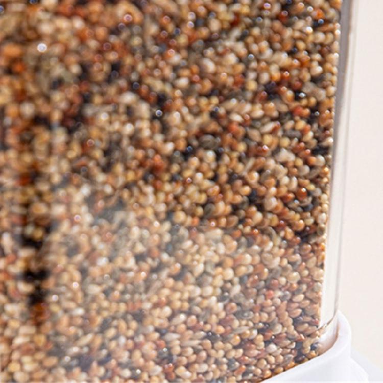 Пластиковая кормушка для попугаев, прозрачная клетка для птиц, диспенсер для еды, контейнер-коробка для мелких птиц с функцией предотвращения засорения