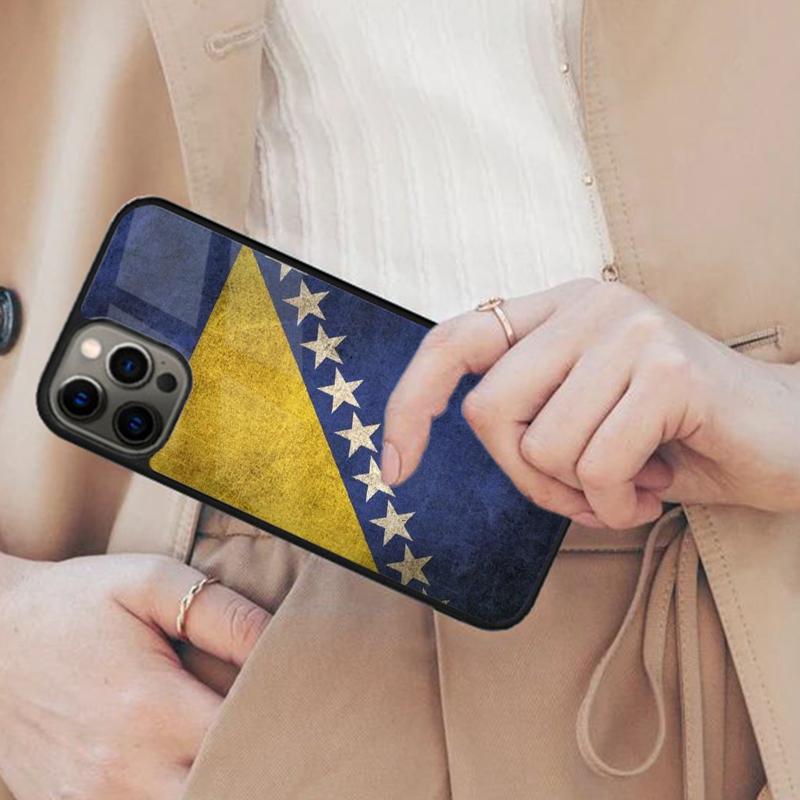 Чехол для телефона с магнитом Bosna Splash, флаг Боснии, для APPLE iPhone 17 Air 16 14 13 12 Pro Max 15 Plus, поддержка беспроводной зарядки MagSafe