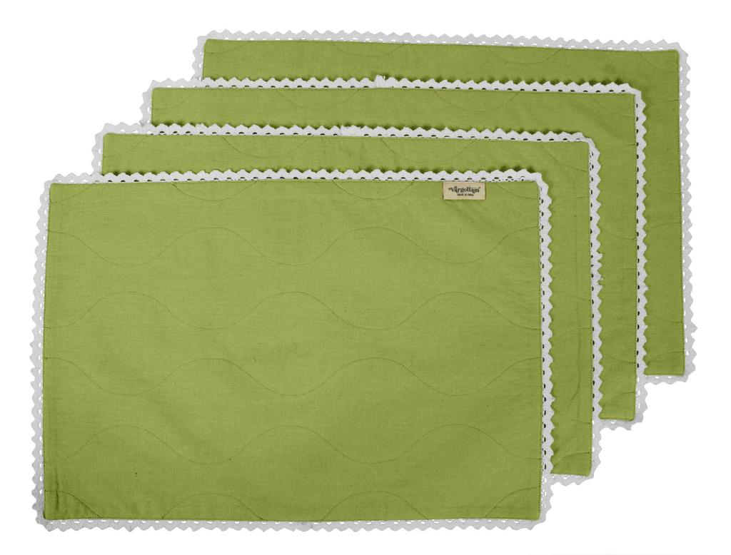 Vargottam Черный домашний декор хлопок гибкая двусторонняя ткань белые кружевные салфетки столовые коврики-набор из