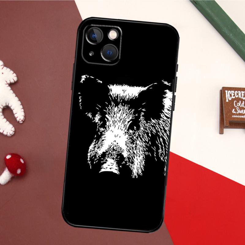 Милый дикий кабан смешной Мультяшный Чехол Для iPhone 16 15 14 Plus 13 12 11 Pro Max Mini 7 8 Plus X XR XS Max Чехол