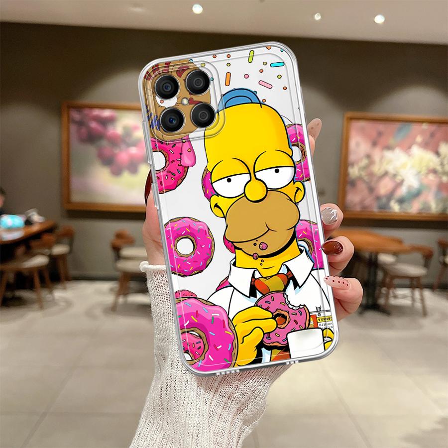 Case for Honor 90 Lite X7b X8b X9a X9b X8a X8 Soft Phone Cover Cute The S-simpsons