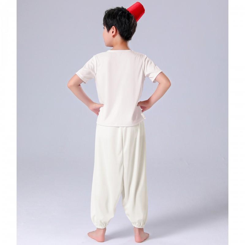 Kids Aladdin Jasmine Costume Set Halloween Cosplay Party Boys Girls