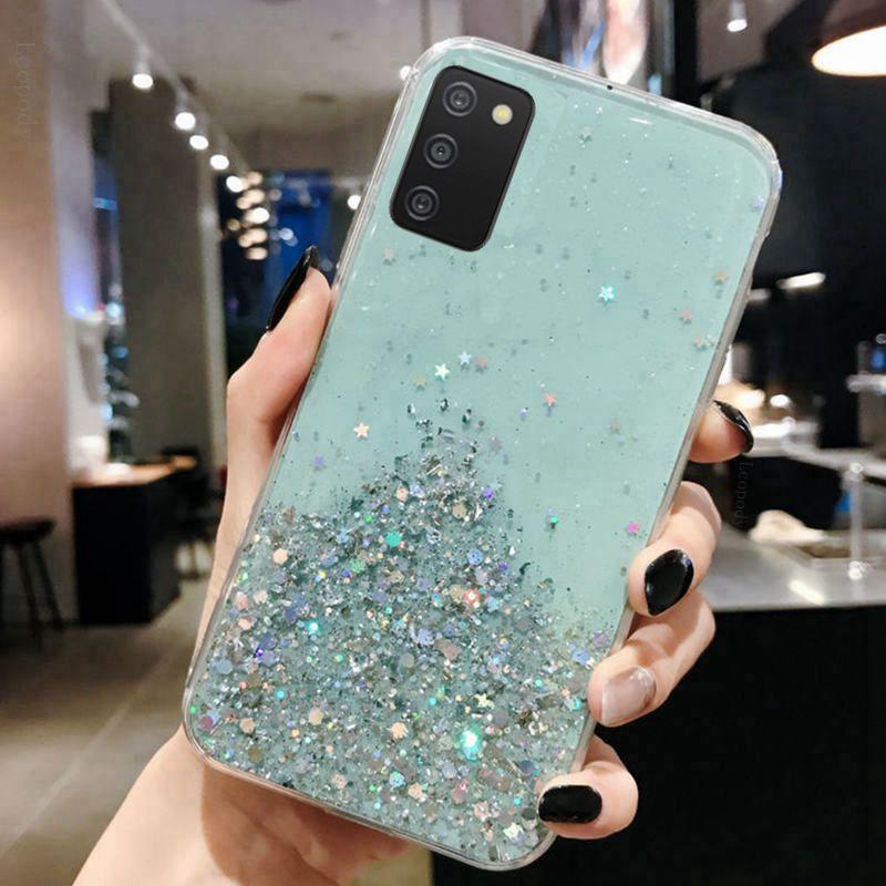 Роскошный блестящий мягкий чехол для телефона Samsung Galaxy A03S A 03S Twinkle Back Cover для SamsungA03S силиконовый бампер 6,5 дюймов