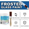 Профессиональная краска для матового стекла с кистью Матовый туманный мороз для затенения дверей и окон Качественный материал, сделанный для дома