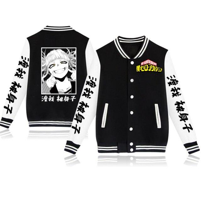 Аниме My Hero Academia Himiko Toga толстовки с принтом в стиле хип-хоп пуловер с длинными рукавами куртка пальто 