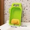 Thicken Laundry Board Plastic Integrated Lovely Washing Board Clothes Washboard  Home Use Laundry