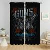Кухонные шторы для детской комнаты Guns NRoses Противомоскитные шторы 2 шт. Тюль для перегородок в спальне Шторы для окон Гостиная