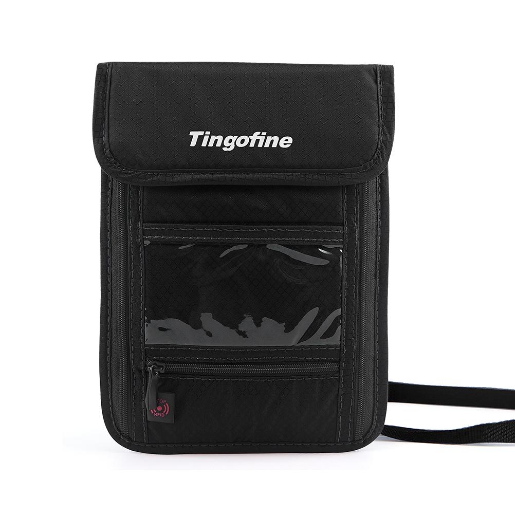 Tianxiu RFID Passport & ID Neck Pouch - Waterproof Nylon Holder