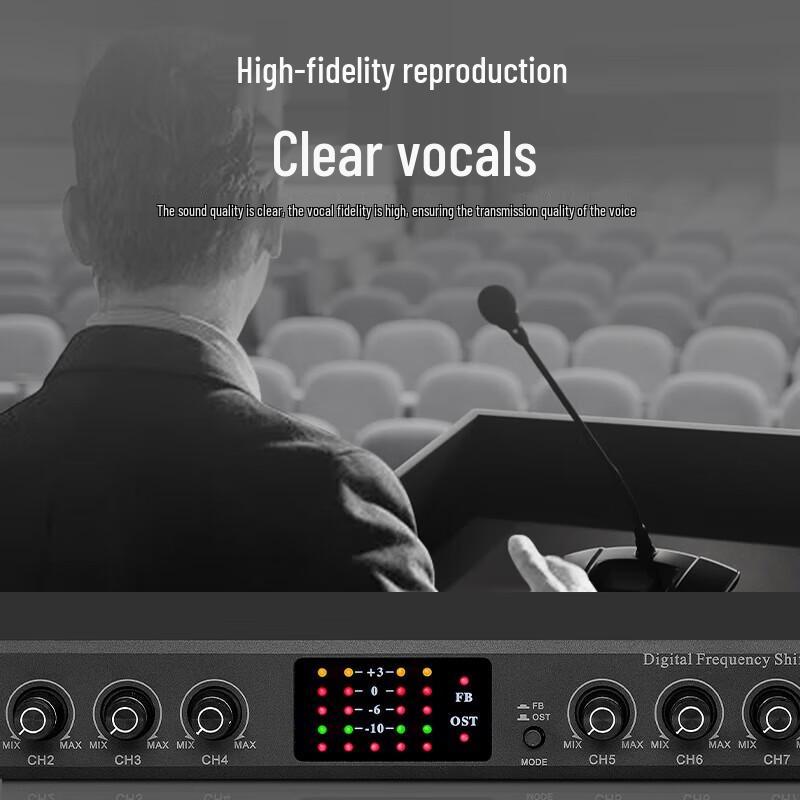 HuiDu GLB-226N Professional Microphone Automatic Feedback Suppressor (CN version)