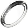 Oval Steel Platter 29X18 Cm 3 Pcs.