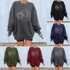 Women's Casual Sun Printing Long Sleeve Sweatshirt Pullover Blouse Tops