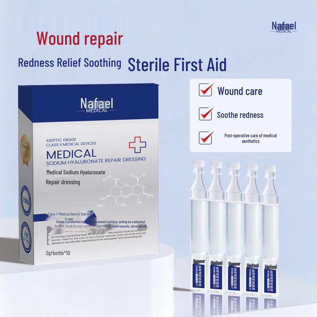 Sterile Sodium Hyaluronate Repair Dressing: Restores Sensitive Skin Barrier, Single-Use, Medical Device Registered