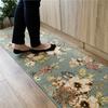 sayang sayan Коврик для кухни с цветочным узором Fleur 50x240 Blue Wilton Weave Rug