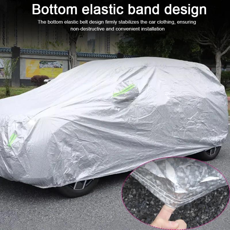 Car Cover Rain Frost Snow Dust Waterproof Auto Accessory For Mercedes-Benz EQA H243 EQB X243 EQC N293 EQE V295 EQS SUV V297