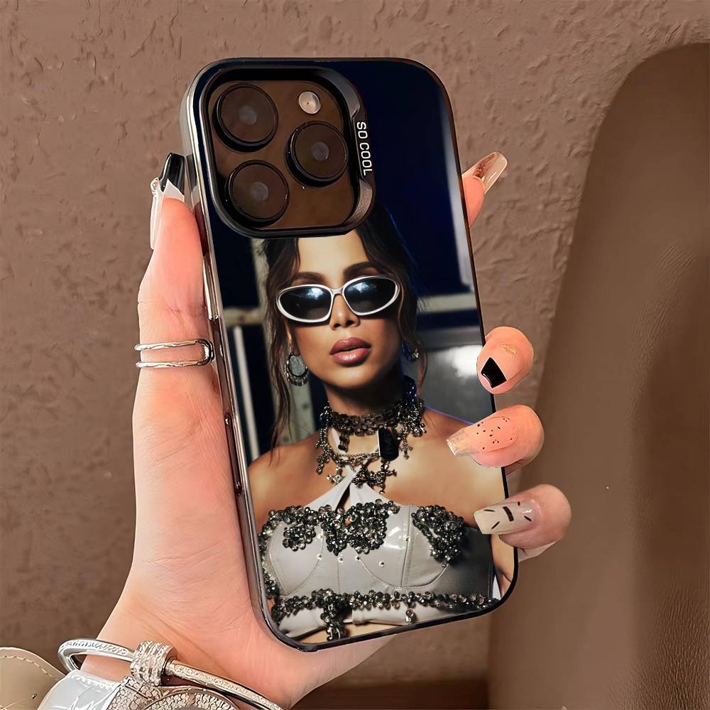 Чехол для телефона singer A-anitta funk generation для iPhone 17 17Air 16 15 14 13 12 11 Pro Max Plus Цветной Серебристый