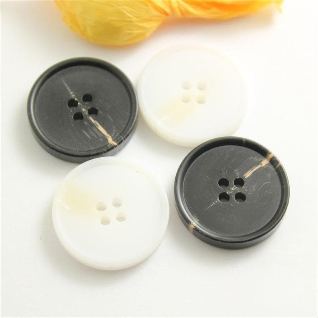 20 шт. смоляные 4-отверстия пуговицы швейные аксессуары размер полный для одежды декоративные пластиковые пуговицы ручной работы своими руками
