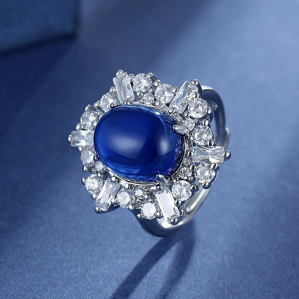 Кольцо «Темперамент», слегка инкрустированное бриллиантами, ледяной цветок, живое кольцо для женщин