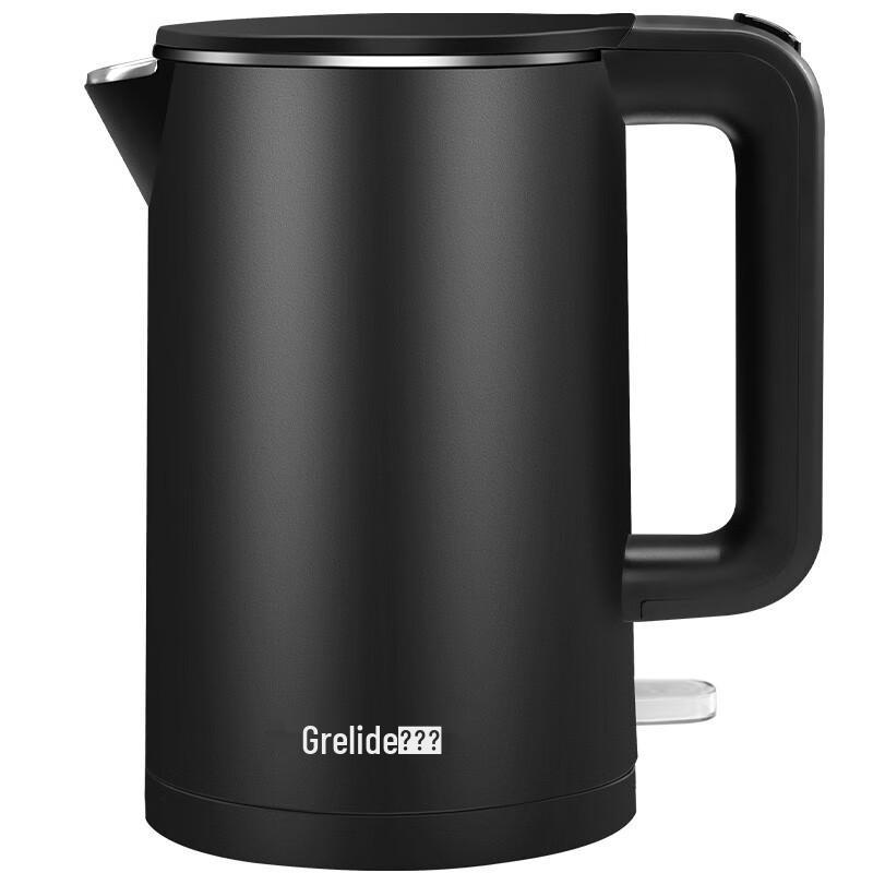 Электрический чайник Geilide HD1010, 1 л, 800-1000 Вт, Двойные стенки, Защита от ожогов