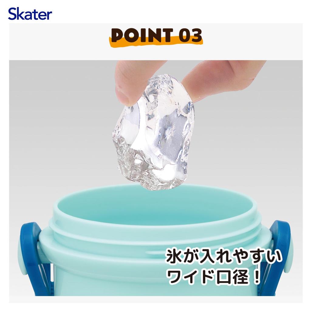 Skater Прямопитьевая Посудомоечная машина Сделано в Paw Patrol Детская Бутылка, Пластик, 480 мл, Открытие/Закрытие Одним Нажатием, Безопасная, Япония, 26, Мальчики, PSB5SAN-A