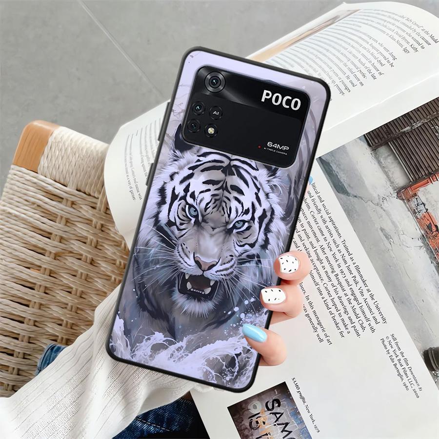Крутой Чехол для Телефона с Животными Тигр Лев Лошадь для Xiaomi Poco F8 M3 M4 M7 Pro F1 X3 X4 X5 X7 Pro C75 F3 C71 C50 M5 C61
