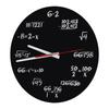 Acrylic Wall Clock Mathematical Modern Design Home Office Decoration Accessories