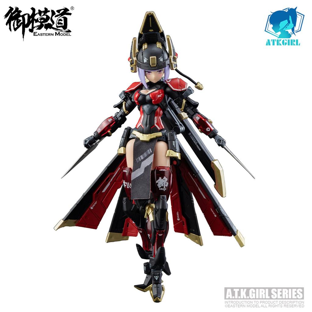 Doyusha Масштаб Omodo ATK Girl Nishikimoi JW021 Высота 16 см Пластиковая модель (Восточная модель) (Первое издание) 1/12 приблизительно. Цветовая кодировка