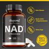 NAD + Ресвератрол - 120 Капсул | Натуральная Пищевая Добавка Против Старения | Клеточная Энергия, Долголетие и Жизненная Сила | Ресвератрол 99% Чистоты