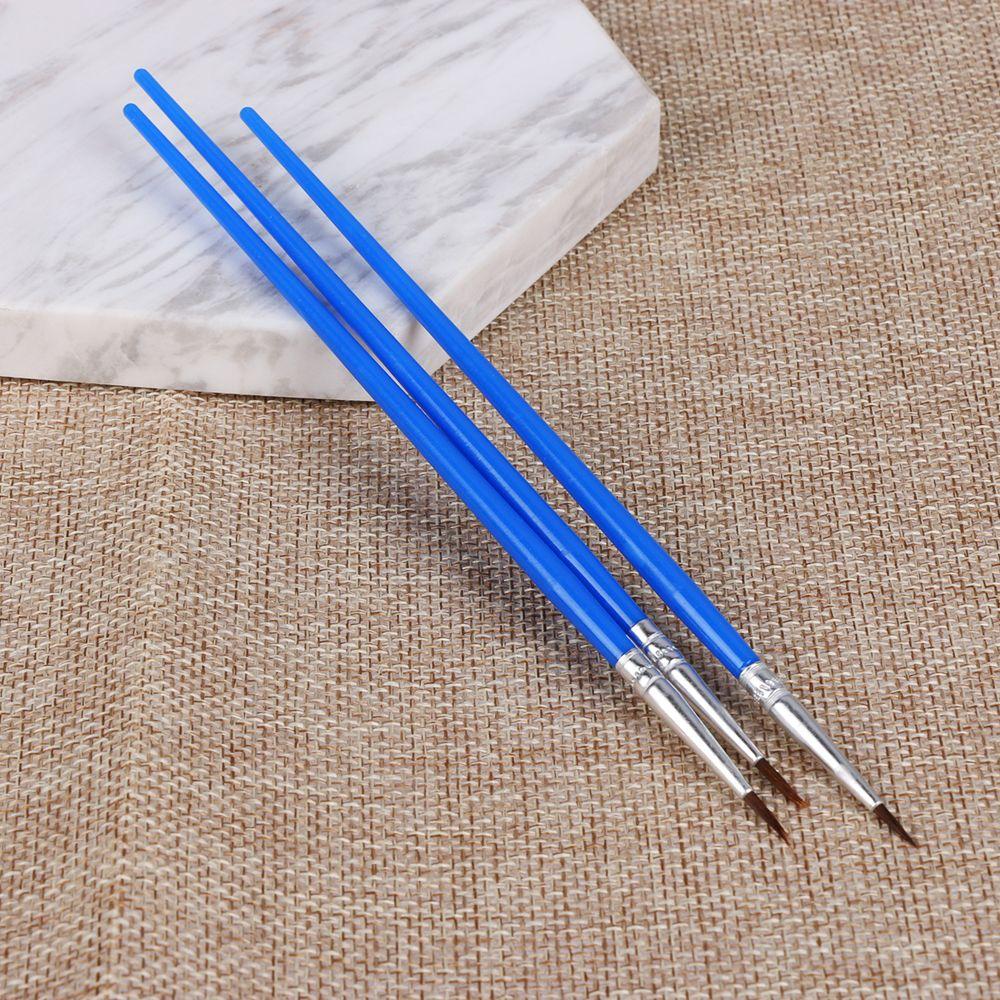 10pcs/set Crafts Painting Drawing hook line pen Oil Painting Brushes Nylon hair Watercolor