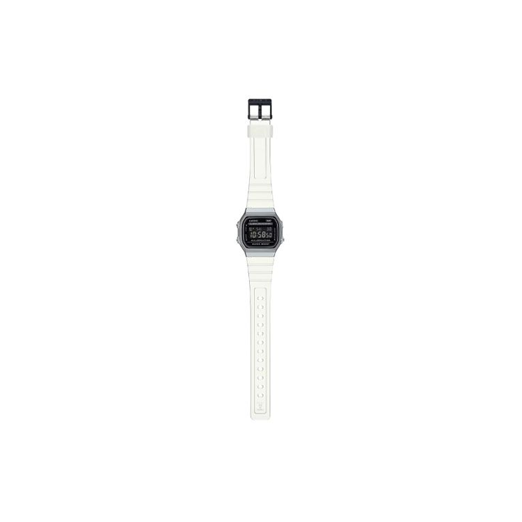 Casio Серия Vantage Ретро Мода Высококачественный Кварцевый Механизм Ремешок из Смолы Часы Унисекс Черный A168XES-1B