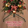 Replacement Christmas Tree Stand, Folding for 3-6 Ft Artificial Trees, Fits 0.5-1.25 Inch Poles