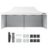 Pop Up Canopy Tent Outdoor Gazebo Tent 10x20FT with Sidewalls & Bag White