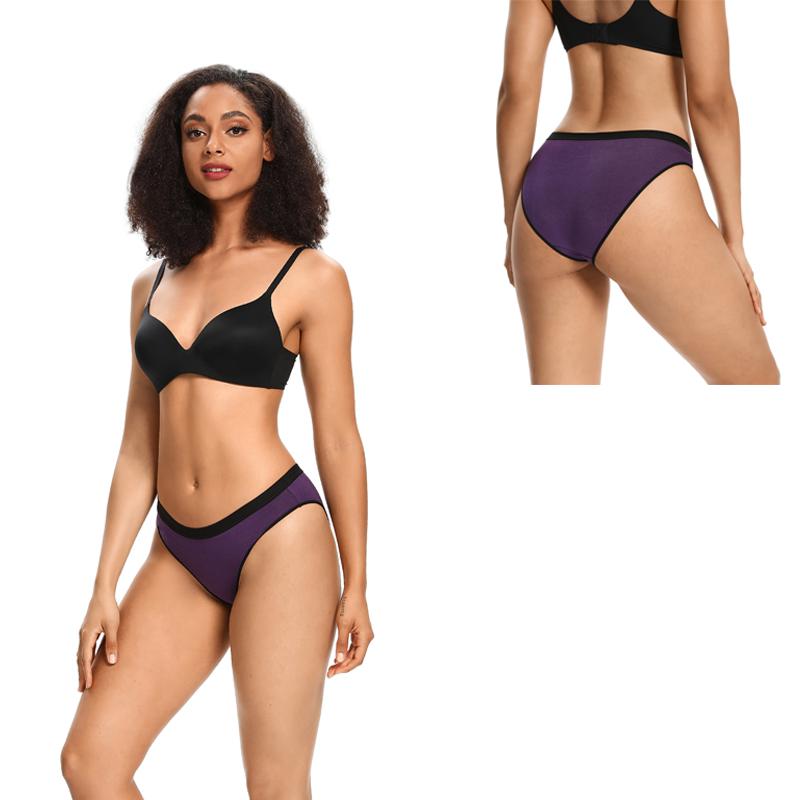 BONITOS 1Pcs Sexy Print Women's Briefs High Waist Female Panties Plus Size Underpanties