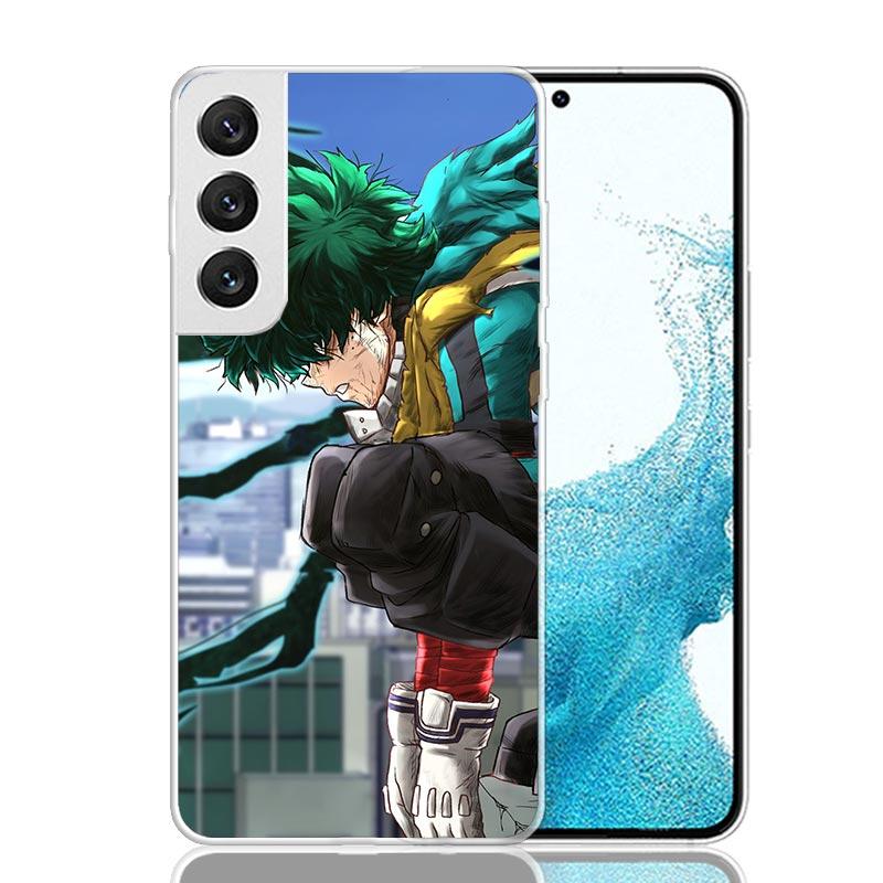 Мидория Изуку Деку MHA Моя геройская Академия Чехол для телефона Для Samsung Galaxy S26 S25 Edge S24 S23 FE S22 Ultra S21 Plus S20 + Fundas Cover Coqu