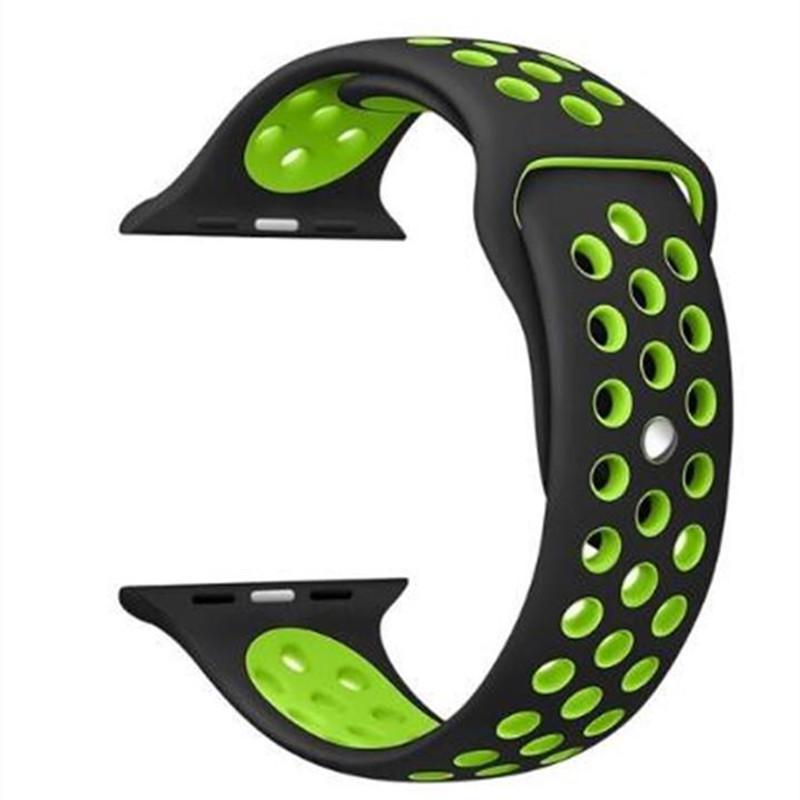 Спортивный ремешок для Apple Watch Ultra 2, 9, 8, 7, 6 SE 5, 4, 3, 2, 1, 49 мм, 38 мм, резиновый ремешок для Iwatch 4, 3, 40 мм, 44 мм, 41 мм, 42 мм, 45 мм