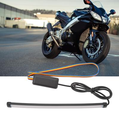 12В Задняя Стоп-Сигнал Поворотник Светодиодная Полоса Текучий Красный для Автомобиля Мотоцикла Электромобиля