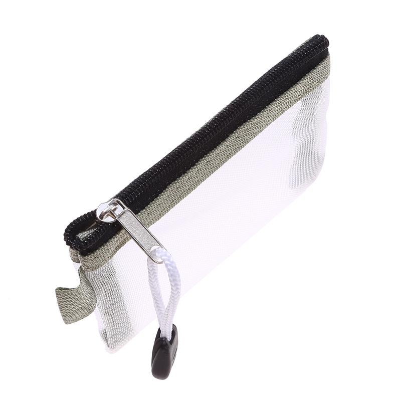 Маленький нейлоновый сетчатый кошелек для монет, сумка для ключей, губной помады, бизнес-держатель для хранения кредитных карт, сумка для денег, наушников, сумка для передачи данных