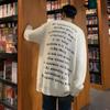 Американский Хай-стрит Паук Свитер Мужской Осень и Зима Новый Свободный Высококачественный Нишевый Дизайн Норковый Бархат Вязаный Свитер