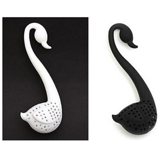 Креативный силиконовый фильтр для заварки лебедя, фильтр для чая, диффузор, инструмент