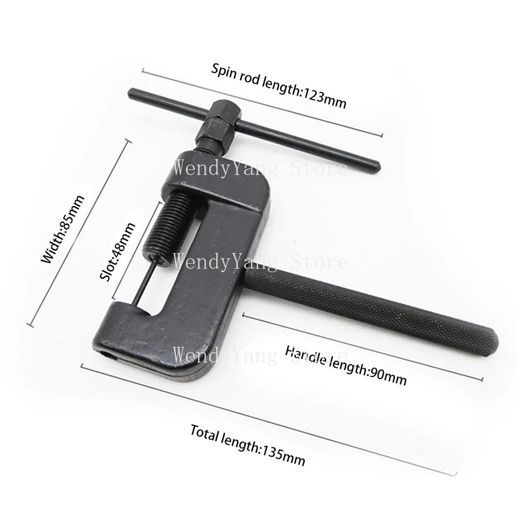 Full Set Motorcycle Bike Chain Breaker Splitter Link Riveter Universal Bikes Chain Tool Set Cycling Accessories Carry Box