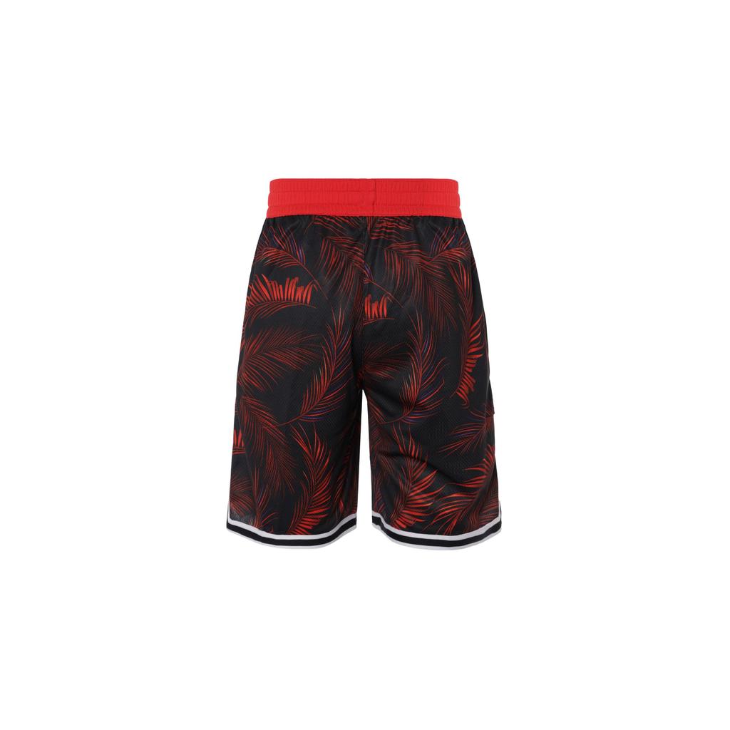 Nike Dri-FIT DNA Перо Принт Завязка Прямые Свободные Шорты Мужские Низ Университетский Красный Белый AR1322-657