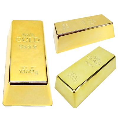 Золотой слиток Фелимора, копия, украшение, игрушка, золотой слиток (Набор 3)