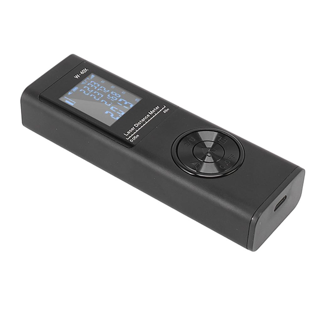 Laser Distance Meter High Accuracy Rechargeable 131ft Handheld Rangefinder with Electronic Level