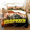 Постельное белье Brooklyn Nine-Nine Односпальное Полуторное Двуспальное Евро Размер Кровать Комплект Постельного Белья Взрослый Детская Спальня Комплекты Пододеяльников Комплект Простыней