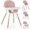 Nukido Lilo Pink Feeding Chair