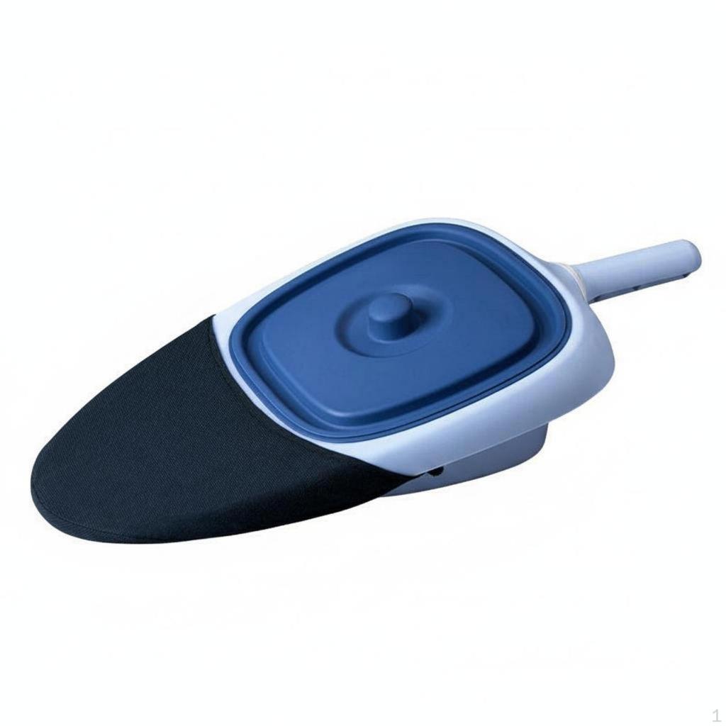 Bedpan with Lid Easy to Clean Fracture Handle Ergonomic Design Portable Bedridden Toilet