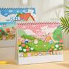 Coil Binding 2026 Desk Calendar Memo Notes Monthly & Daily Planner Monthly Calendar  School