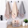 Бытовое утолщенное впитывающее полотенце для лица из чистого хлопка для домашнего спа, спортивного отеля, полотенца для дома, принадлежности для ванной комнаты