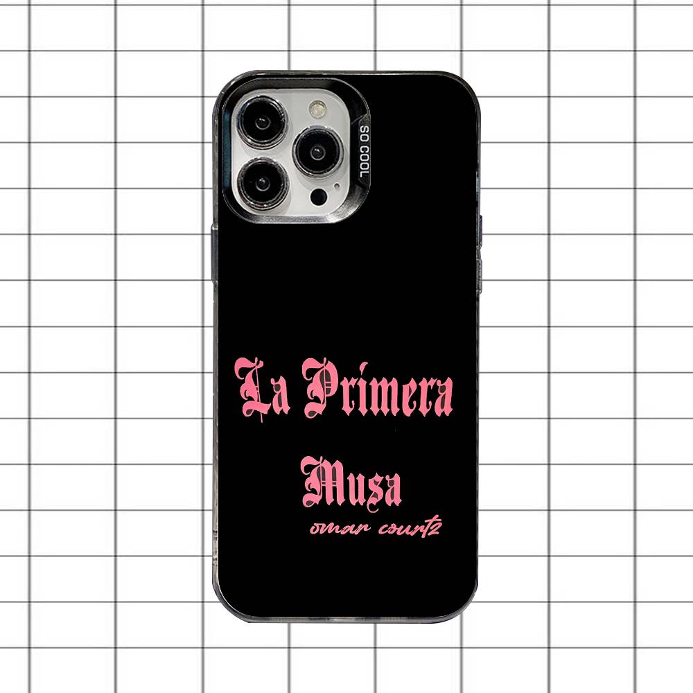 Omar Courtz Primera Musa Phone Case For iPhone 16,15,14,13,12,11,8,7,Pro,Max,Plus,Mini,XS,SE Anti Fall Black Matte Hard